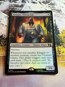 Kingpin, Wilson Fisk R Commander: Marvel Super Heroes 661 NM MTG Foil - Image 4