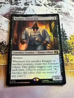 Kingpin, Wilson Fisk R Commander: Marvel Super Heroes 661 NM MTG Foil - Image 5