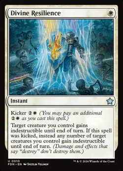 Divine Resilience #10 | MTG | FDN | REGULAR | Lightly Played - Image 1