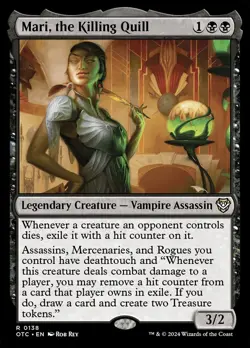 MTG Mari, the Killing Quill ** Outlaws of Thunder Junction Commander ** English - Image 1
