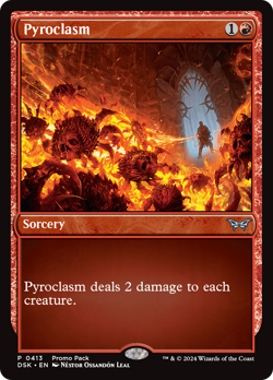 Pyroclasm #413 (Foil) (LP) Duskmourn PPDSK Magic MTG - Image 1