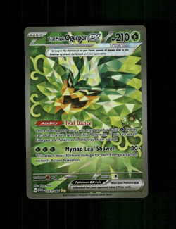 Custom HOLO OGERPON Card Teal MASK OGERPON Ex READ DESCRIPTION BELOW - Image 1
