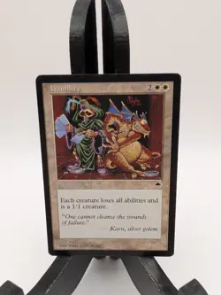 Magic The Gathering - Humility - Tempest - Rare - Reserved list - MTG - LP - Image 1