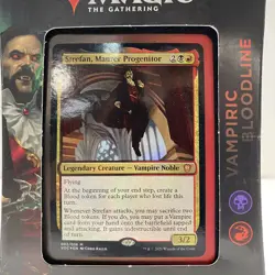 2021 Magic MTG Innistrad Crimson Vow Vampiric Bloodline Commander Deck Strefan - Image 2