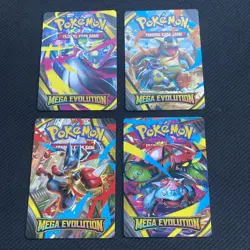 Pokemon TCG Mega Evolution Trainer Tips Art Card Set - Image 1