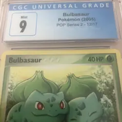 BULBASAUR 2005 POKEMON POP SERIES 2 -12/17 Graded CGC 9 Mint - Image 2