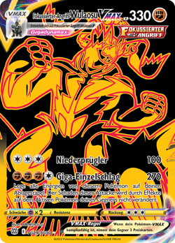 Pokemon Fokussierter Angriff Wulaoso VMAX TG29/TG30 - Image 1