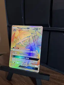 Metagross GX (Secret) 157/145 Holo Secret Rare Guardians Rising Pokemon NM - Image 2