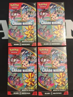 Pokemon TCG - Chaos Rising - x4 Booster Bundles - ✅ Sealed ✅ FAST FREE SHIP ✅ - Image 1