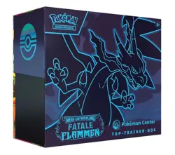 PREORDER Pokemon - Fatale Flammen - Pokemon Center Top Trainer Box ETB DE - Image 1