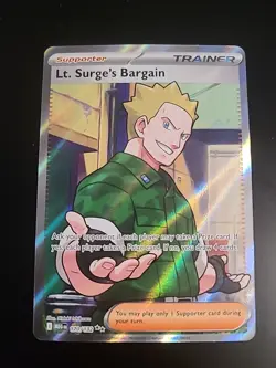 Lt. Surge's Bargain - 170/132 - Ultra Rare Mega Evolution Pokemon TCG NM - Image 1