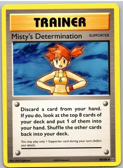 Misty's Determination 80/108 Uncommon Evolutions Pokemon - Image 1