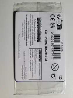 Gourmelet 154/198 - Pokemon TCG Gamestop Stamped Promo SEALED FRENCH Lechonk - Image 5