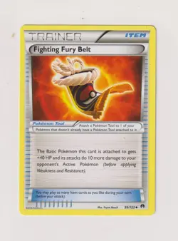 Fighting Fury Belt - Pokemon 2016 - BREAKPoint / Turbofieber - 99 / 122 - NM - Image 1