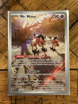 Pokemon TCG - Scarlet & Violet 151 - Mr. Mime 179/165 - Illustration Rare Holo - Image 1