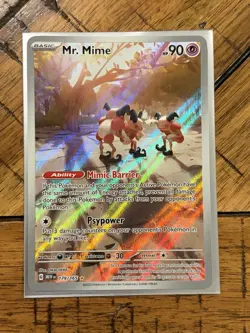 Pokemon TCG - Scarlet & Violet 151 - Mr. Mime 179/165 - Illustration Rare Holo - Image 3