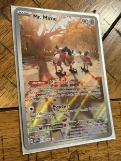 Pokemon TCG - Scarlet & Violet 151 - Mr. Mime 179/165 - Illustration Rare Holo - Image 4