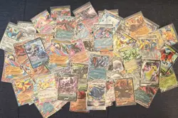 65 English EX and V Pokemon card bundle - Image 1