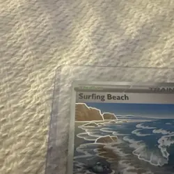 Surfing Beach 114/086 Ultra Rare ME04: Chaos Rising Pokemon NM - Image 3