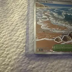 Surfing Beach 114/086 Ultra Rare ME04: Chaos Rising Pokemon NM - Image 5