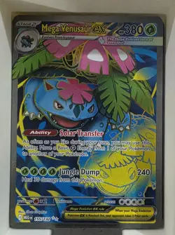 Mega Venusaur ex 155/132 ME01 Mega Evolution Pokemon TCG English Card NM - Image 1