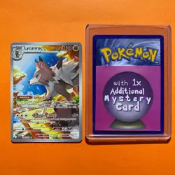 Lycanroc Illustration Rare166/159 Pokemon Card Journey Together NM - Image 1