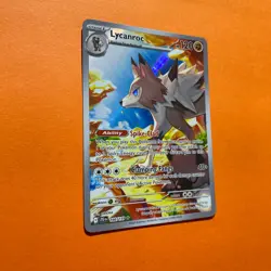 Lycanroc Illustration Rare166/159 Pokemon Card Journey Together NM - Image 3