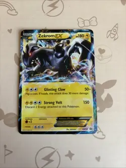 Pokemon TCG Zekrom EX Black Star Promo Card BW38 2012 Ultra Rare - Image 1