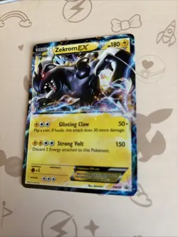 Pokemon TCG Zekrom EX Black Star Promo Card BW38 2012 Ultra Rare - Image 3