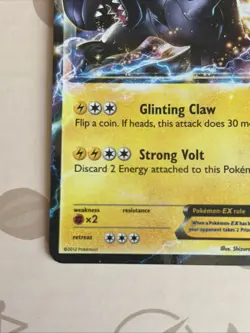 Pokemon TCG Zekrom EX Black Star Promo Card BW38 2012 Ultra Rare - Image 4