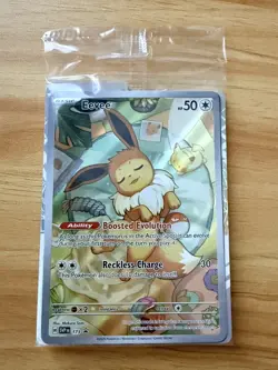 Pokemon TCG Eevee 173 Full Art Black Star Promo Prismatic Evolutions SEALED - Image 1