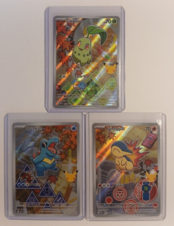 Pokemon First Partner Illustration Collection Series 2 Gen 2 Set Johto Near Mint - Image 1