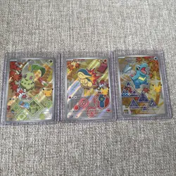 Pokemon TCG First Partner Illustration Collection Series 2 Johto Starters Set #2 - Image 1