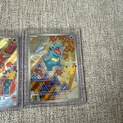 Pokemon TCG First Partner Illustration Collection Series 2 Johto Starters Set #2 - Image 4