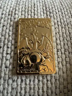 Pokemon Charizard AND Pickachu 23K Gold Plated Trading Card - 1999 Burger King - Image 3