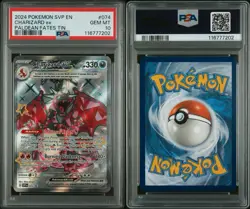 Charizard EX #74 Promo Card PSA 10 Gem MT Paldean Fates Pokemon TCG - Image 3