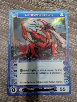 Chaotic Super Rare Creature Overworld Crawsectus Card game 1st edition - Image 1