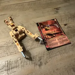 Bakugan Tan Subterra Chompixx 100G Battle Gear w/ CARD 2/4b Gundalian Invaders - Image 1