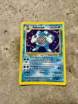 Pokemon Poliwrath 13/102 Holo Rare Base Set Unlimited WOTC 1999 Trading Card - Image 1