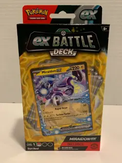 Pokemon TCG EX Battle Deck Miraidon EX 60 Card Deck Factory Sealed Brand New - Image 1