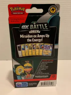 Pokemon TCG EX Battle Deck Miraidon EX 60 Card Deck Factory Sealed Brand New - Image 5