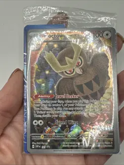 SEALED Pokemon Center Exclusive #141 Noctowl ETB Promo Pokemon TCG Card - Image 3