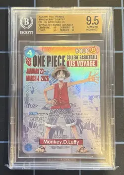 2026 One Piece MONKEY D. LUFFY College Basketball US Voyage Promo #P055 BGS 9.5 - Image 1