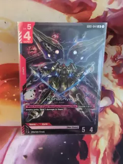 2025 Gundam Card Game KSHATRIYA NZ-666# GD01-044 LR NM Rare Foil New HTF - Image 2