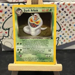 Pokemon Dark Arbok Holo Rare TCG Card 2/82 NM/LP Vintage - Image 1