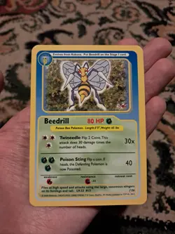 Pokemon Funskool Beedrill Card - Image 1