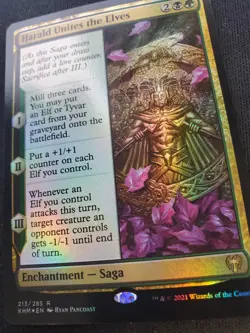 Harald Unites the Elves - Foil - Kaldheim *NM* Near Mint MTG - Image 2