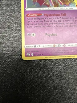 Pokemon TCG Mew 11/25 Celebrations Holo Card NM/M Condition - Image 4