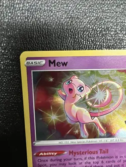 Pokemon TCG Mew 11/25 Celebrations Holo Card NM/M Condition - Image 5