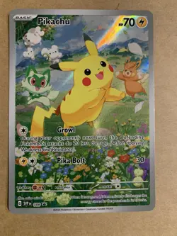Pokemon TCG Pikachu Card 70 HP Grass Type Holo Rare SWV 039/198 - Image 1